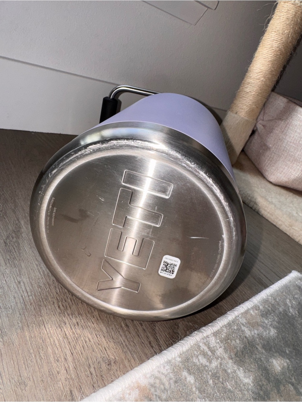 Yeti Rambler One Gallon Jug in Light Lavender with Black Lid - Picture 4 of 4